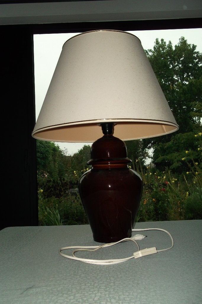 Stijlvolle tafellamp 70ties, Overige merken, Inclusief lichtbron, E27 (groot), 65 cm