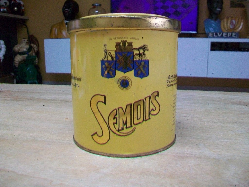 ANCIENNE BOITE A TABAC SEMOI, Collections, Enlèvement ou Envoi, Panneau publicitaire