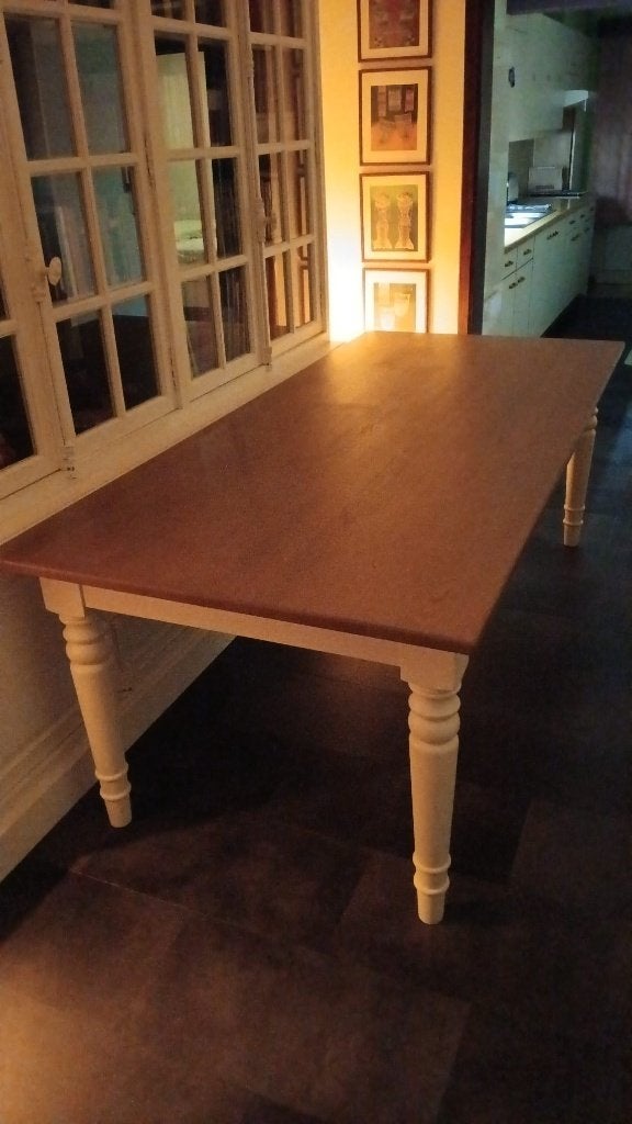Eettafel nieuwstaat, Huis en Inrichting, Tafels | Eettafels, Ophalen, 100 tot 150 cm, 200 cm of meer, Zo goed als nieuw