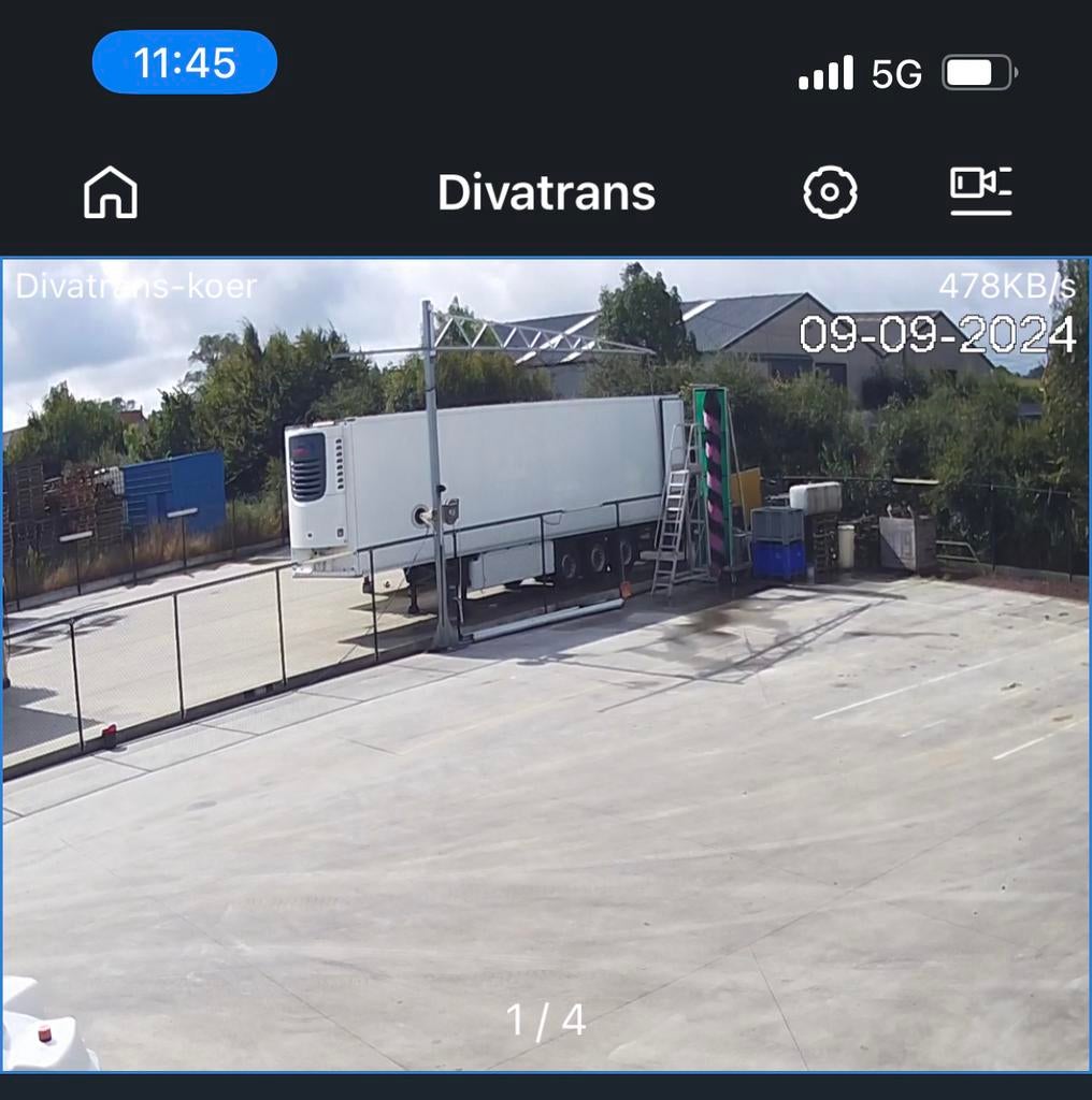 Wasborstel vrachtwagen, Ophalen