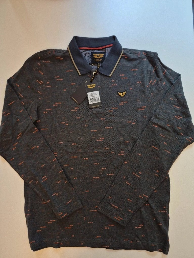 Pme Legend | T-shirt met lange mouwen | blauw | M | nieuw, Kleding | Heren, Nieuw, Ophalen of Verzenden, PME Legend, Maat 48/50 (M)