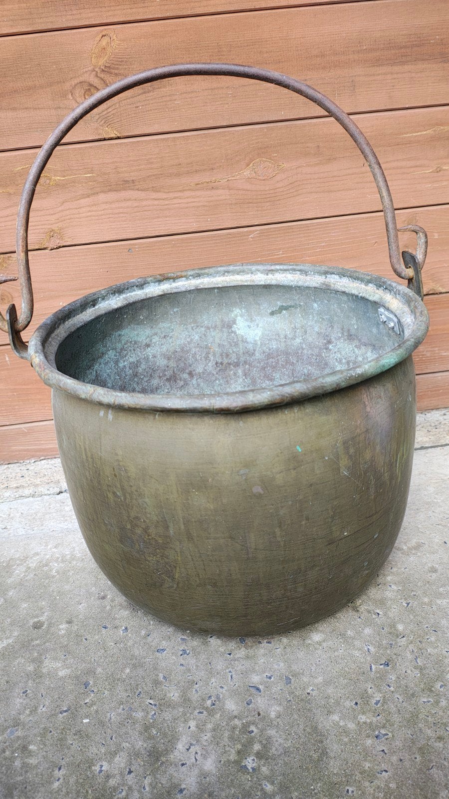 koperen ketel, Enlèvement ou Envoi, Rond, 30 à 60 cm, Intérieur