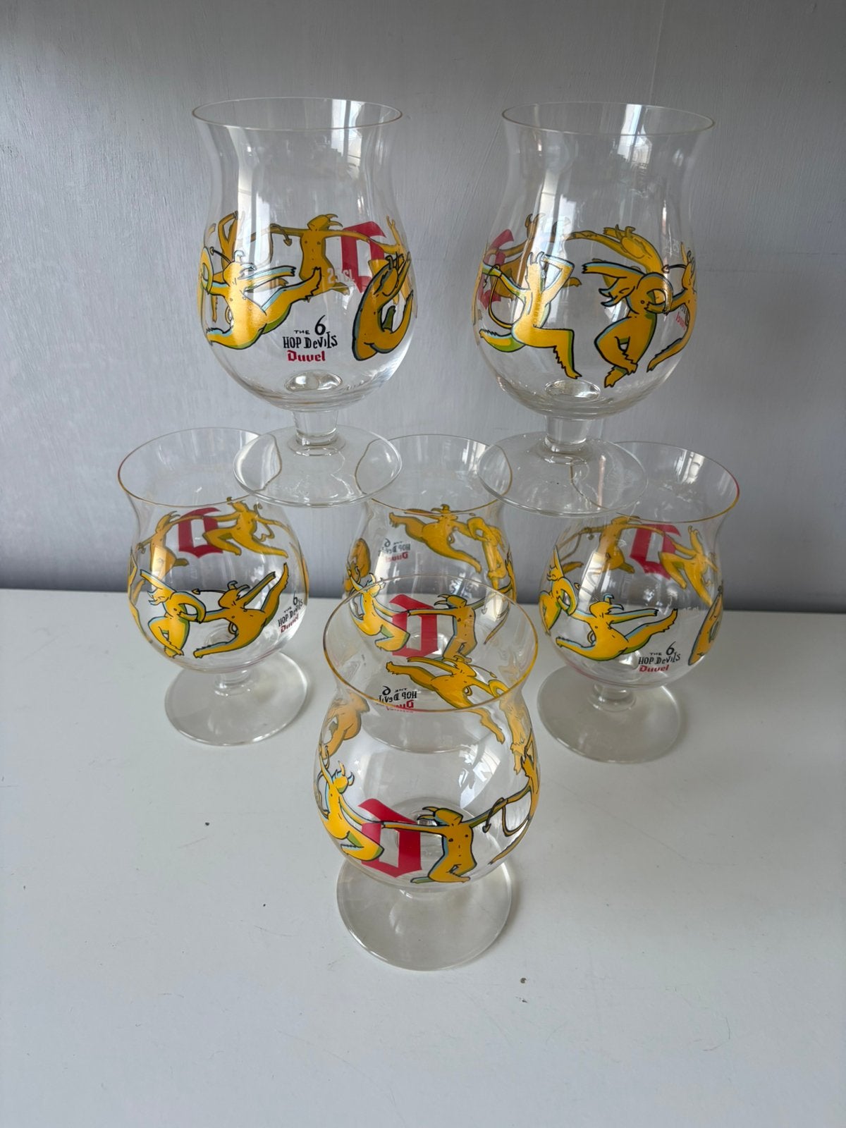 6 DUVEL 6,66 glazen (25 cl), Ophalen of Verzenden, Nieuw