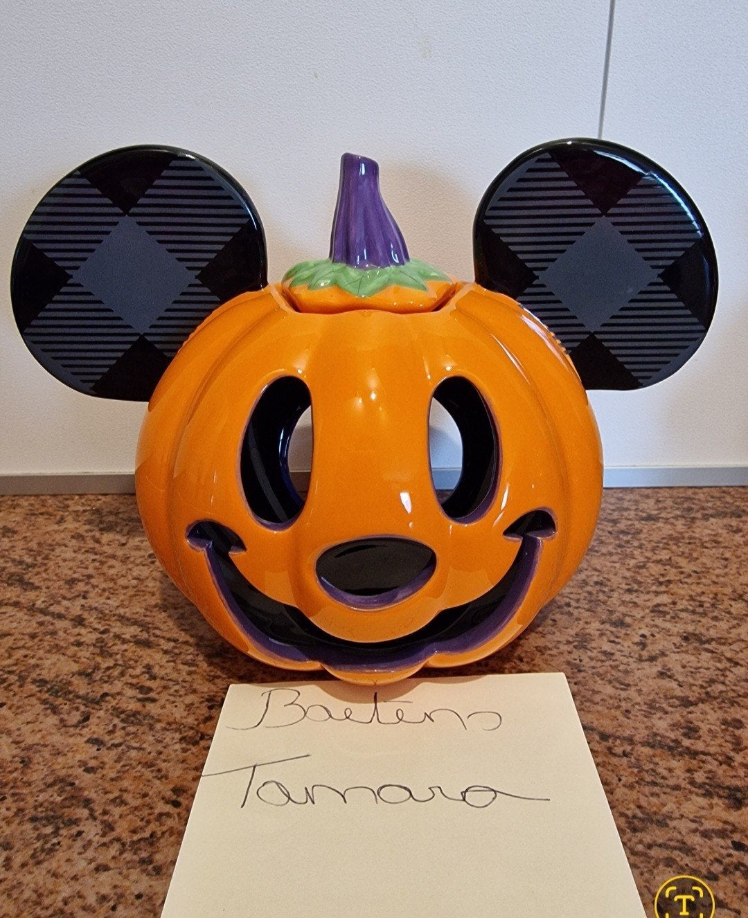 Mickey mouse theelicht houder, Verzamelen, Ophalen, Mickey Mouse