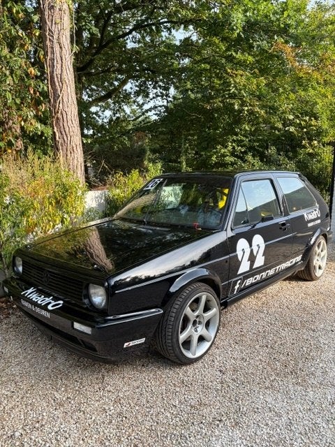 VW Golf II VR6 Circuit/Rallycross professioneel onderhouden, Auto's, Voorwielaandrijving, Zwart, Handgeschakeld, Golf