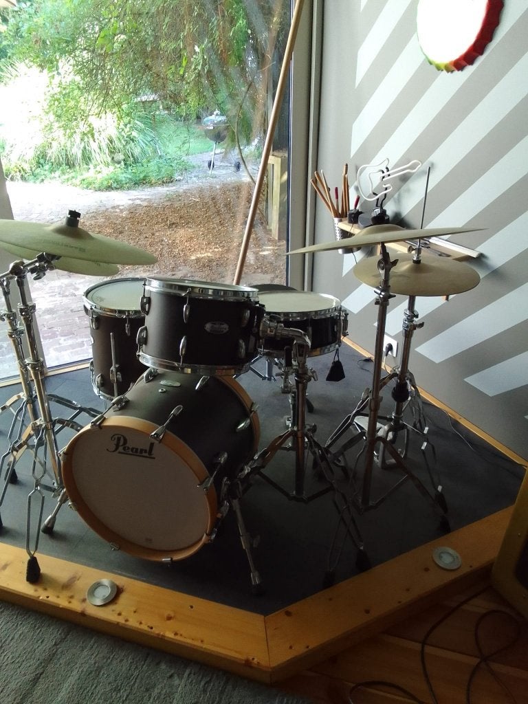 Pearl drumstel (Masters serie), Muziek en Instrumenten, Drumstellen en Slagwerk, Ophalen, Zo goed als nieuw, Pearl