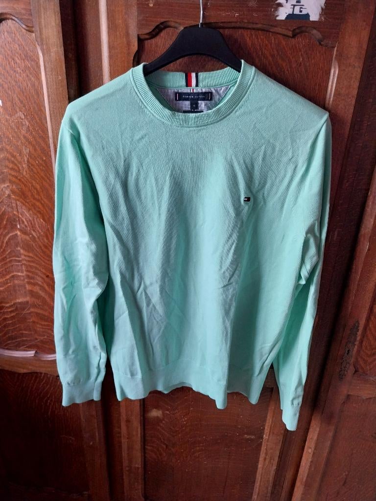 Trui Tommy XL, Kleding | Heren, Truien en Vesten, Ophalen of Verzenden, Zo goed als nieuw, Maat 56/58 (XL), Groen