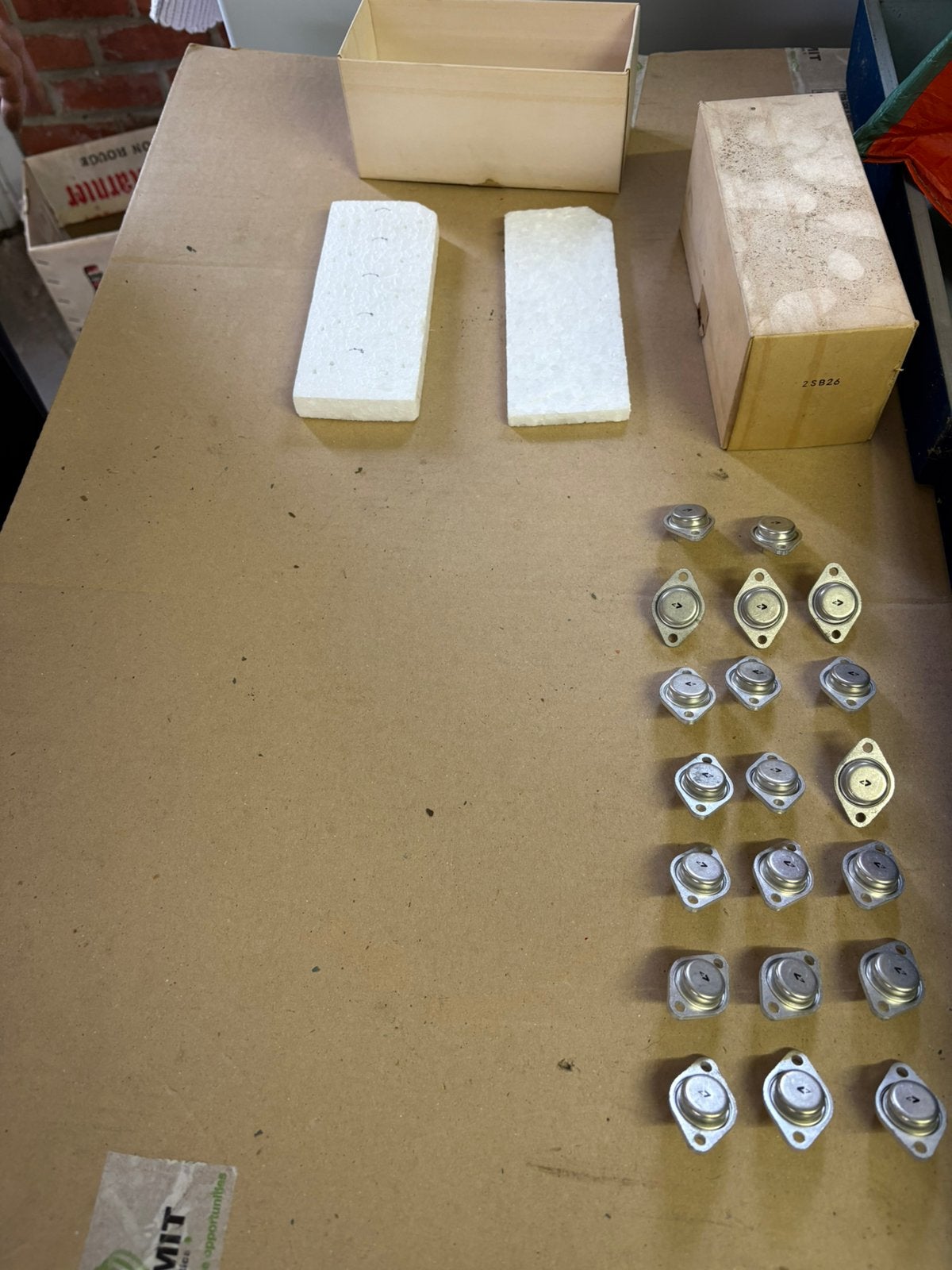 Zeldzaam - Set 20 Toshiba 2SB26 Germaniumtransistors (NOS), Ophalen of Verzenden, Nieuw
