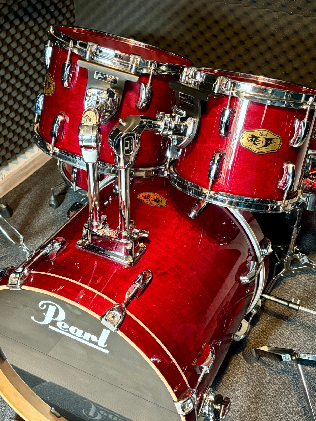 Professioneel drumstel pearl maple 20inch bassdrum !!, Musique & Instruments, Batteries & Percussions, Enlèvement, Comme neuf