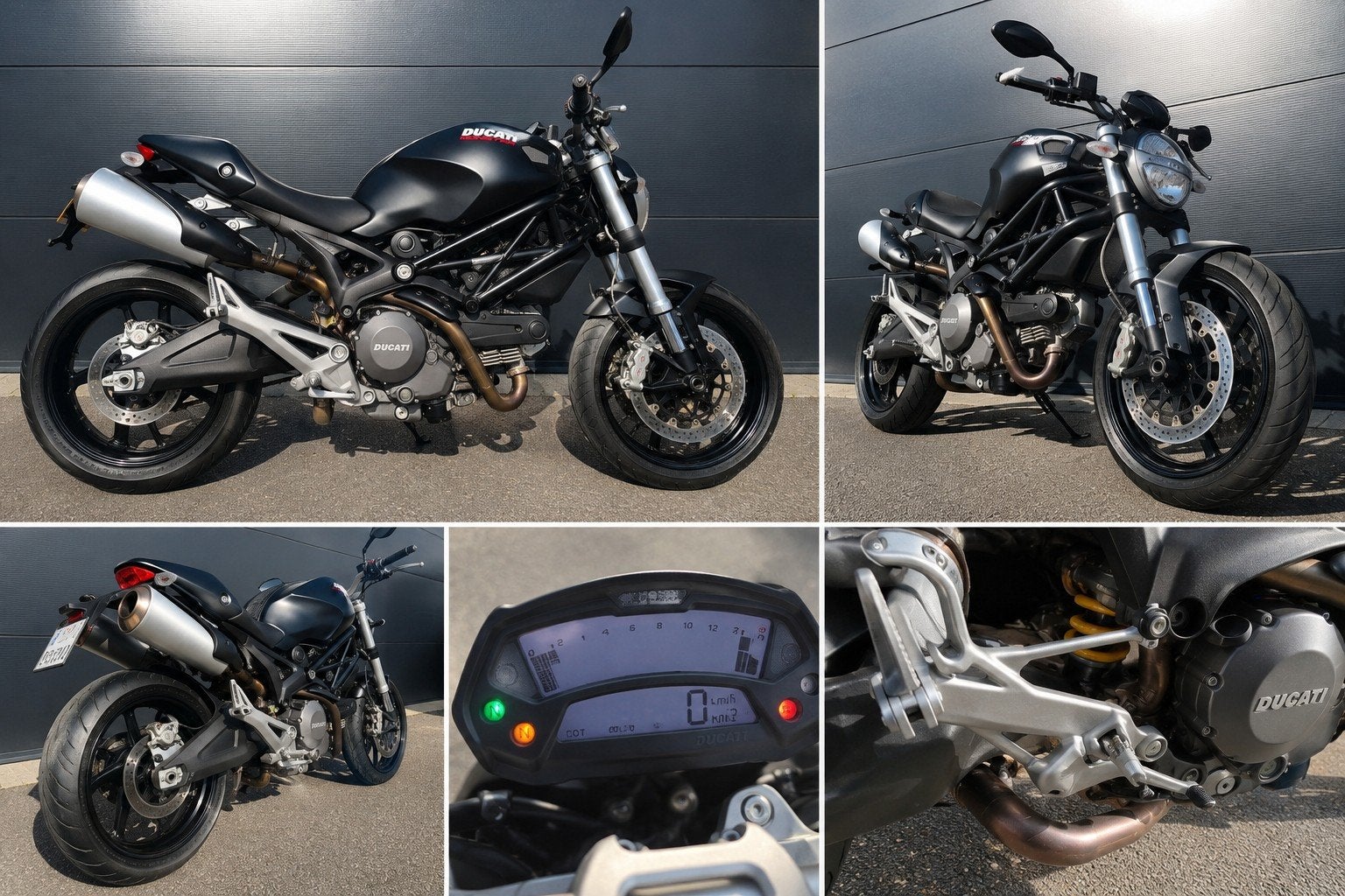 ⭐ Ducati Monster 696 - 2013 - 9.500 km - Volledig onderhoud, Motoren, Motoren | Ducati, 2 cilinders, Occasion, Motorrijbewijs A