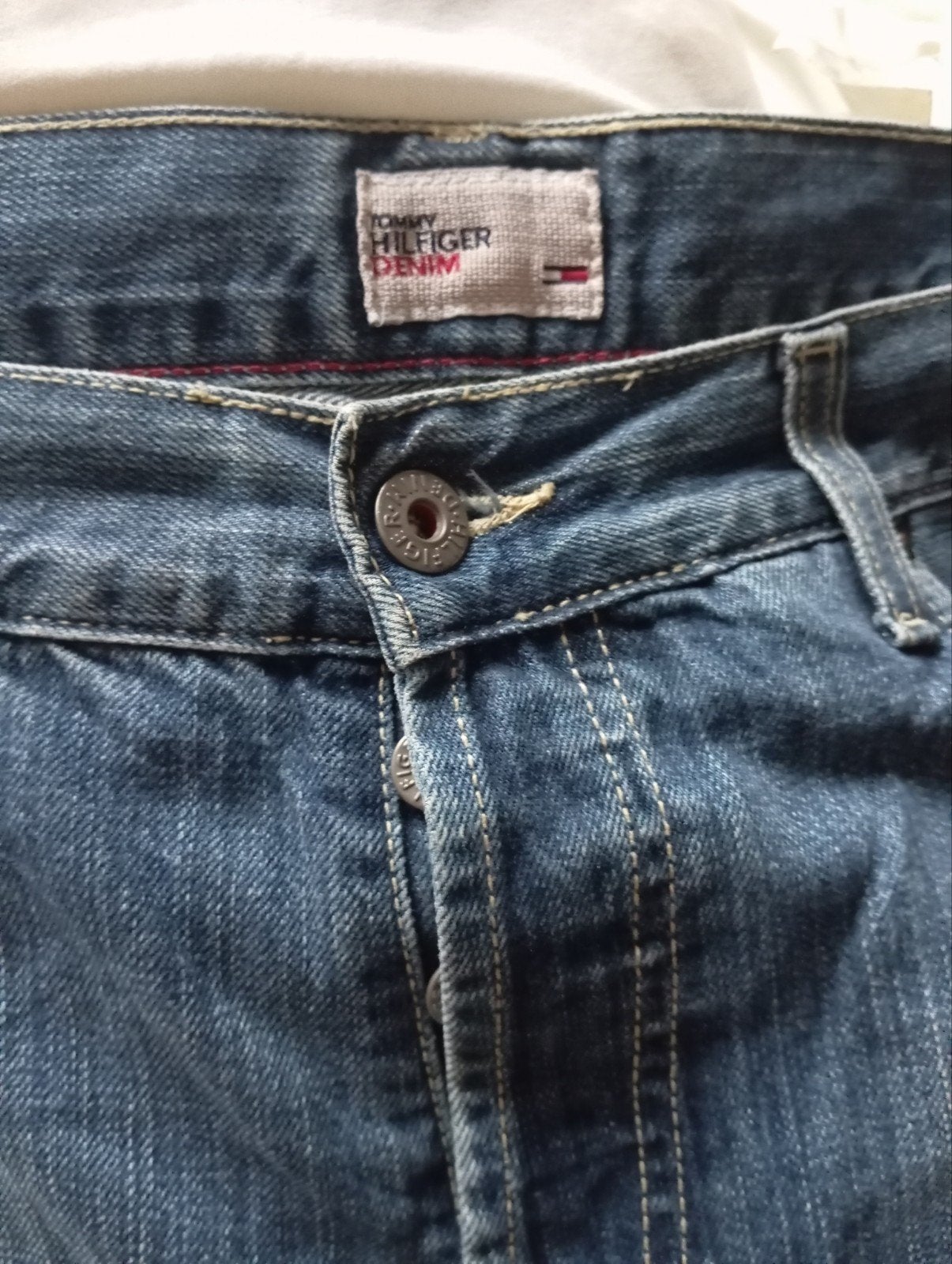 Tommy Hilfiger denim - blue  jeans, brede pijpen, L:34 W:34, Ophalen of Verzenden