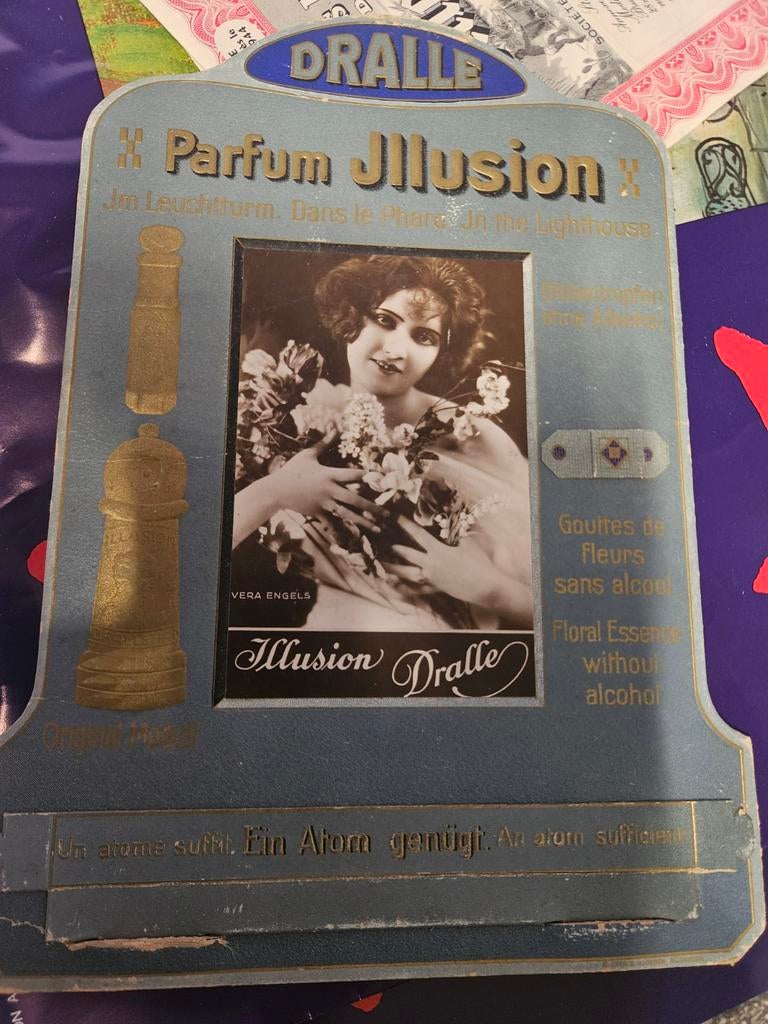 Oude reclame parfum, Verzamelen, Verzenden