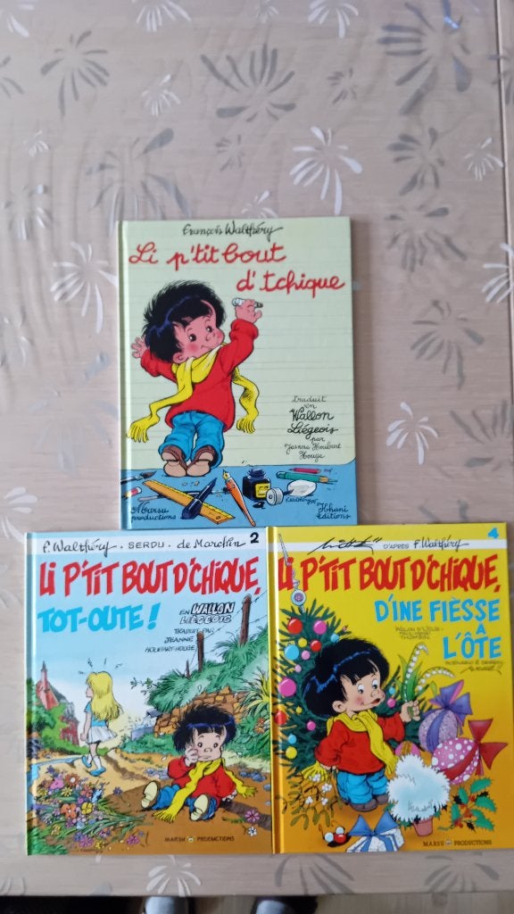 Li p'tit bout d'chique T1,2,4 en wallon - EO, Enlèvement ou Envoi, Comme neuf