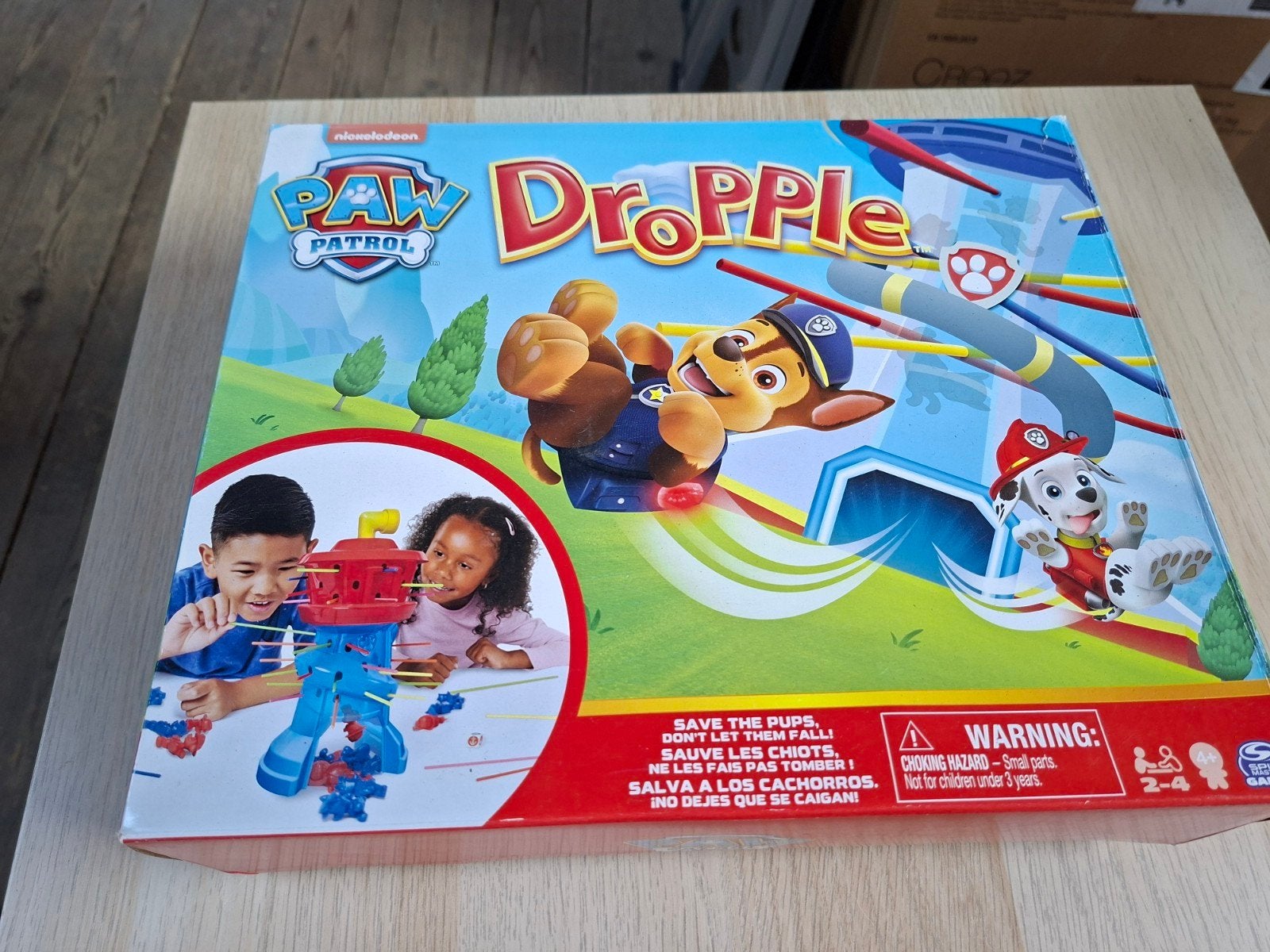 drop paw patrol, Enlèvement