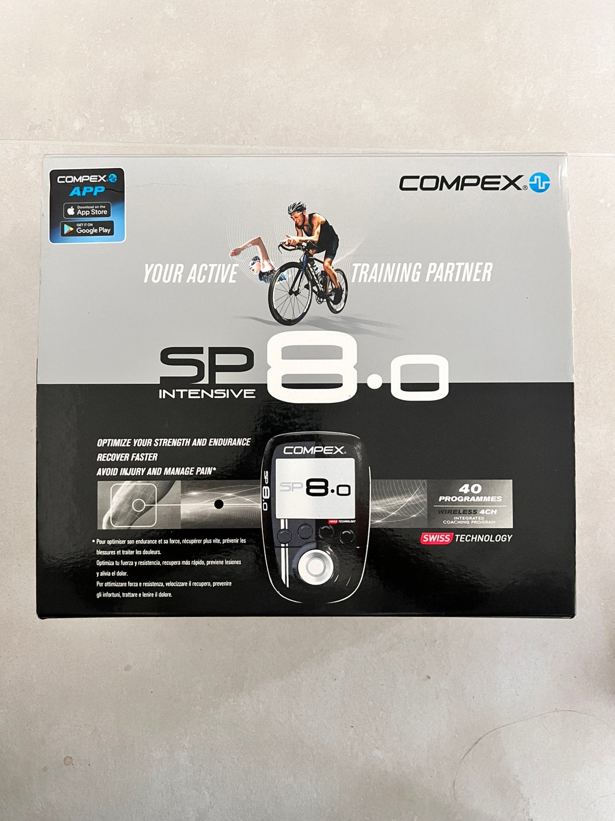 Compex sp8.0 stimulateur recuperateur musculaire, Enlèvement, Comme neuf