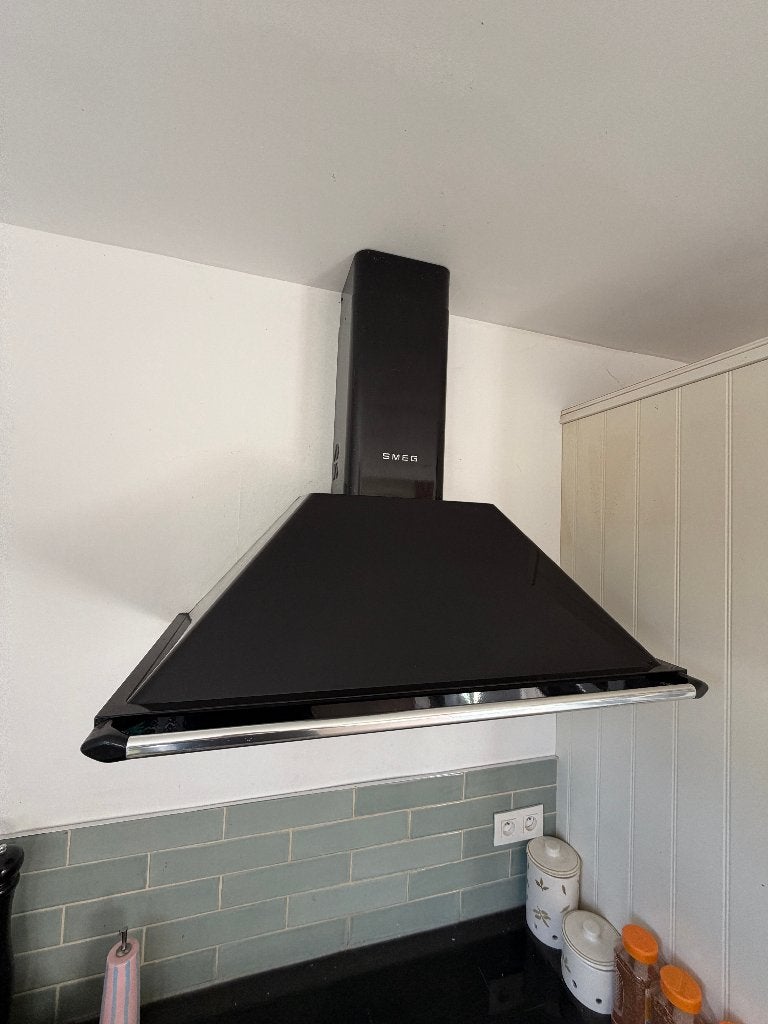 Smeg KT90BLE (Dampkap), Ophalen, Overige typen, Zo goed als nieuw, Zwart