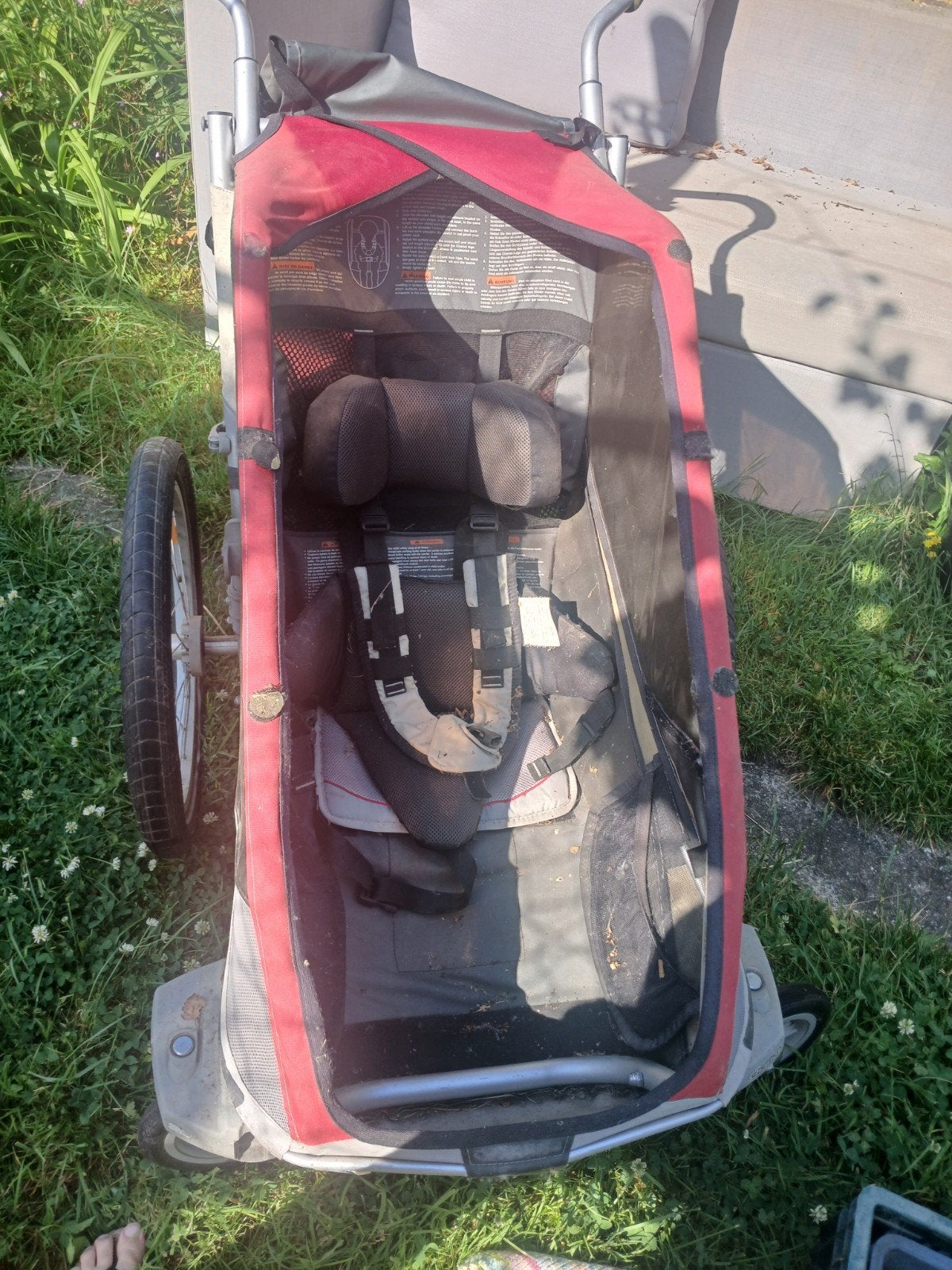 Fietskar thule chariot cougar, Enlèvement, Suspension
