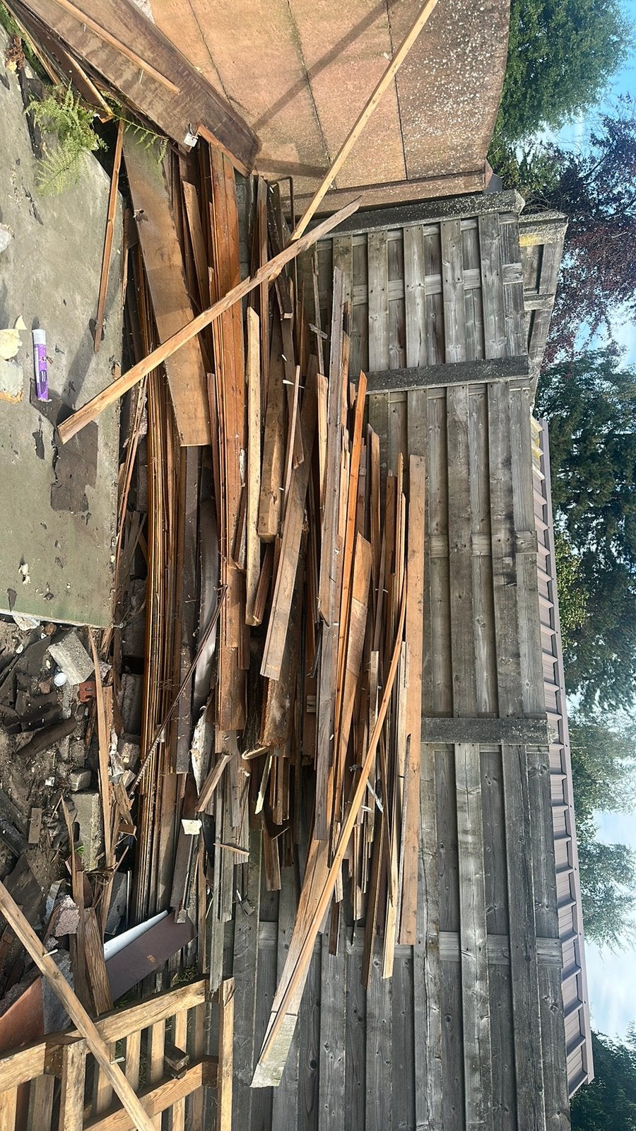 Hout, Ophalen of Verzenden, Zo goed als nieuw