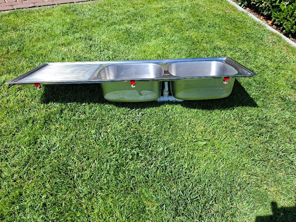 Spoelbak, Ophalen, Gebruikt, 100 tot 150 cm, Minder dan 25 cm