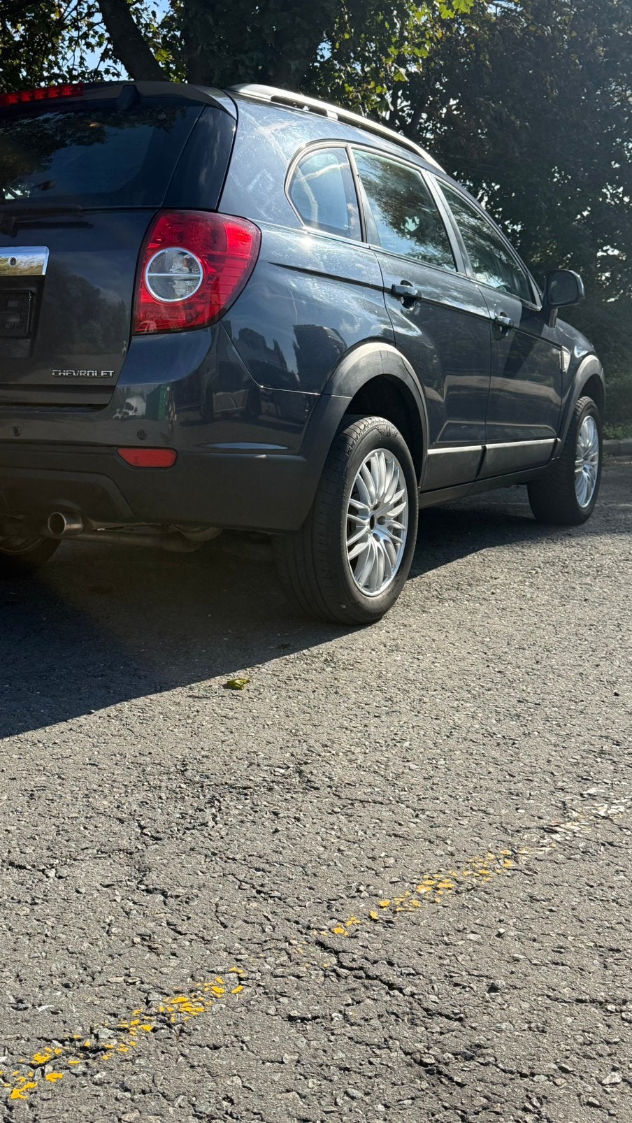 Chevrolet Captiva 2.4 Benzine – 7 Zitplaatsen – 241.000 km, Auto's, 100 kW, Euro 5, Blauw, 7 zetels