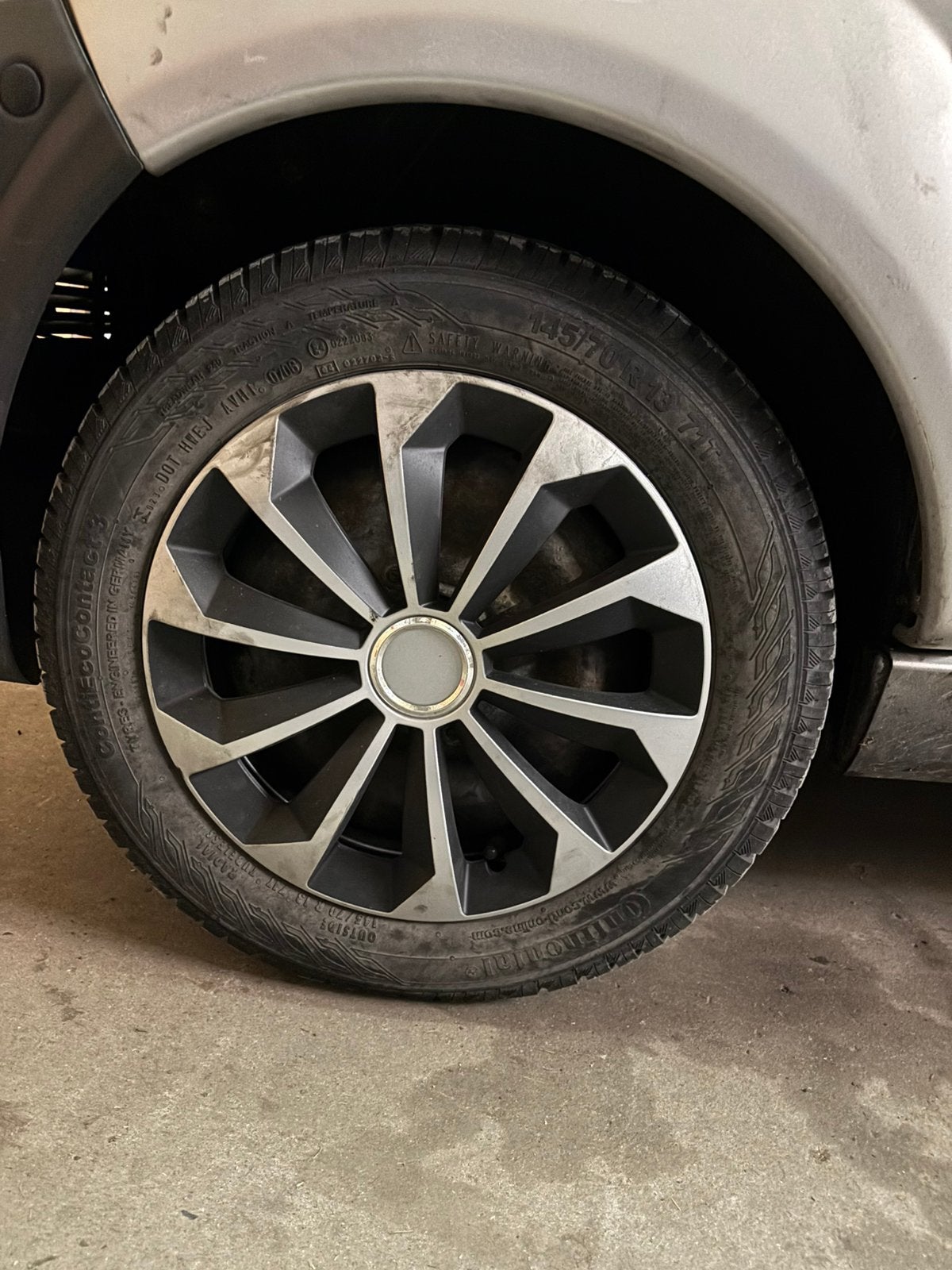 Roues complètes Aixam 145/70R13 71T avec enjoliveur, Enlèvement ou Envoi, Pneu(s)