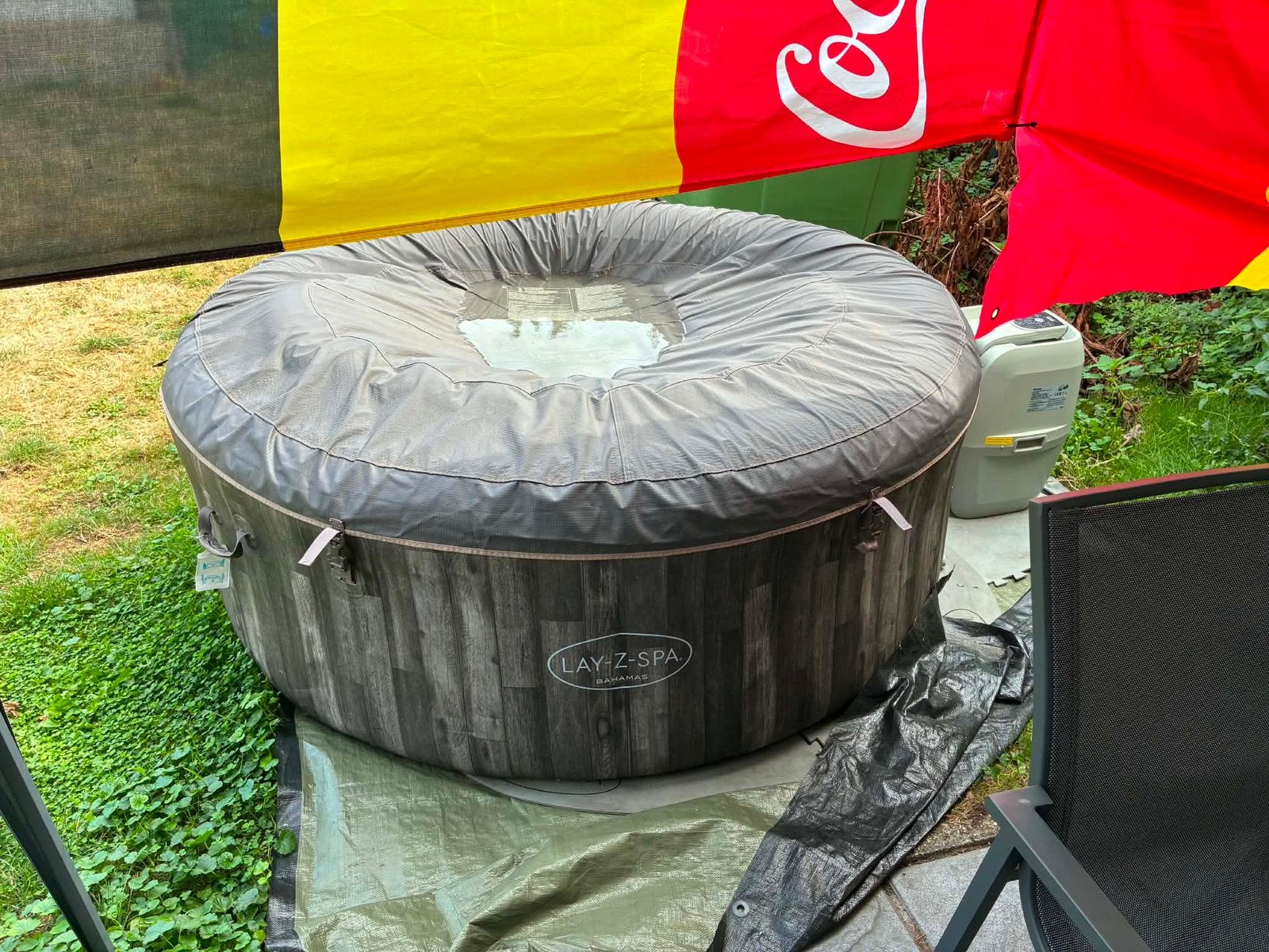 Opblaasbare bubbelbad, Ophalen, Zo goed als nieuw