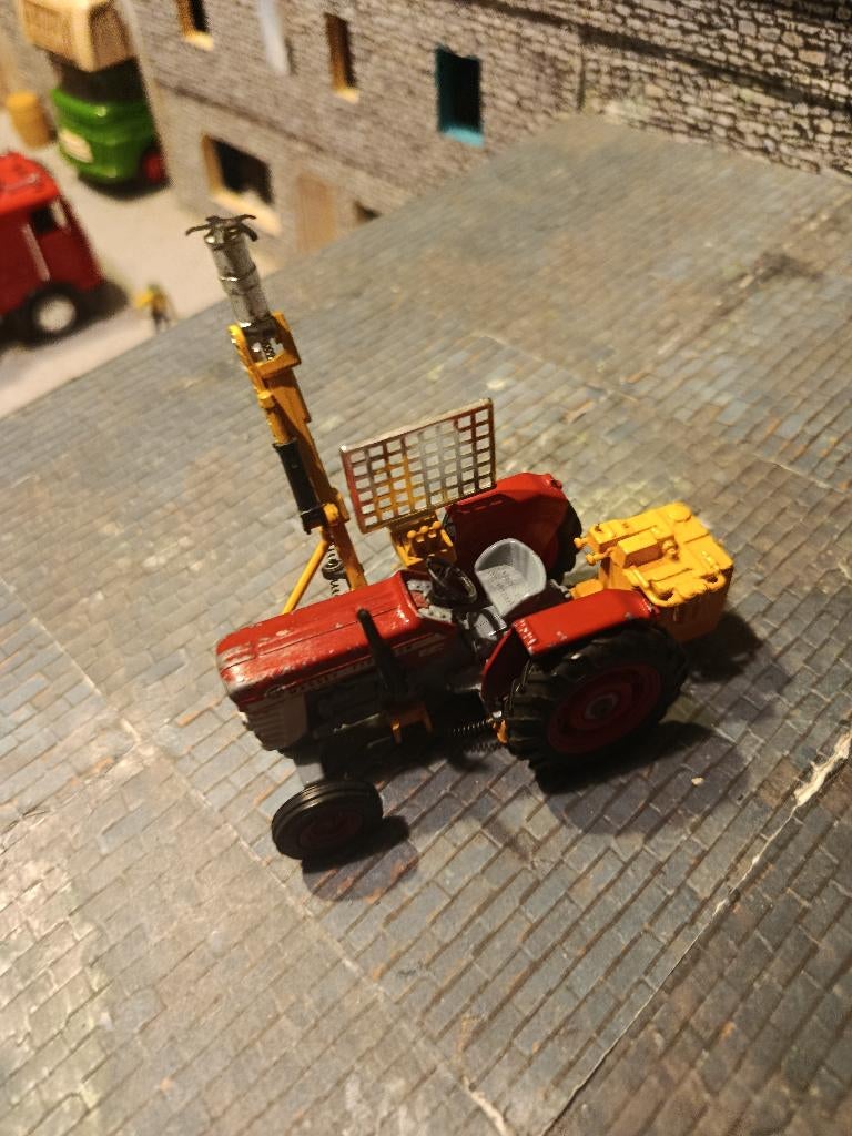 Massey-Ferguson 165 Corgi Toys avec rotor débroussailleur, Hobby & Loisirs créatifs, Voitures miniatures | 1:43, Utilisé, Tracteur et Agriculture
