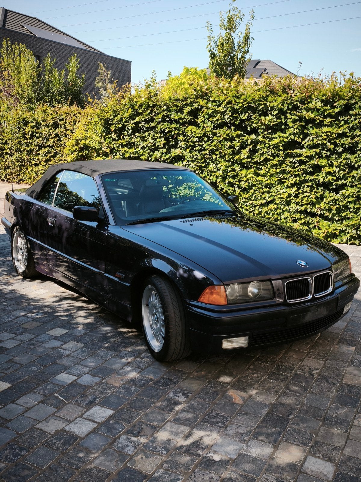 E36 BMW 320 cabrio 1996, Leder, Handgeschakeld, Particulier, Te koop