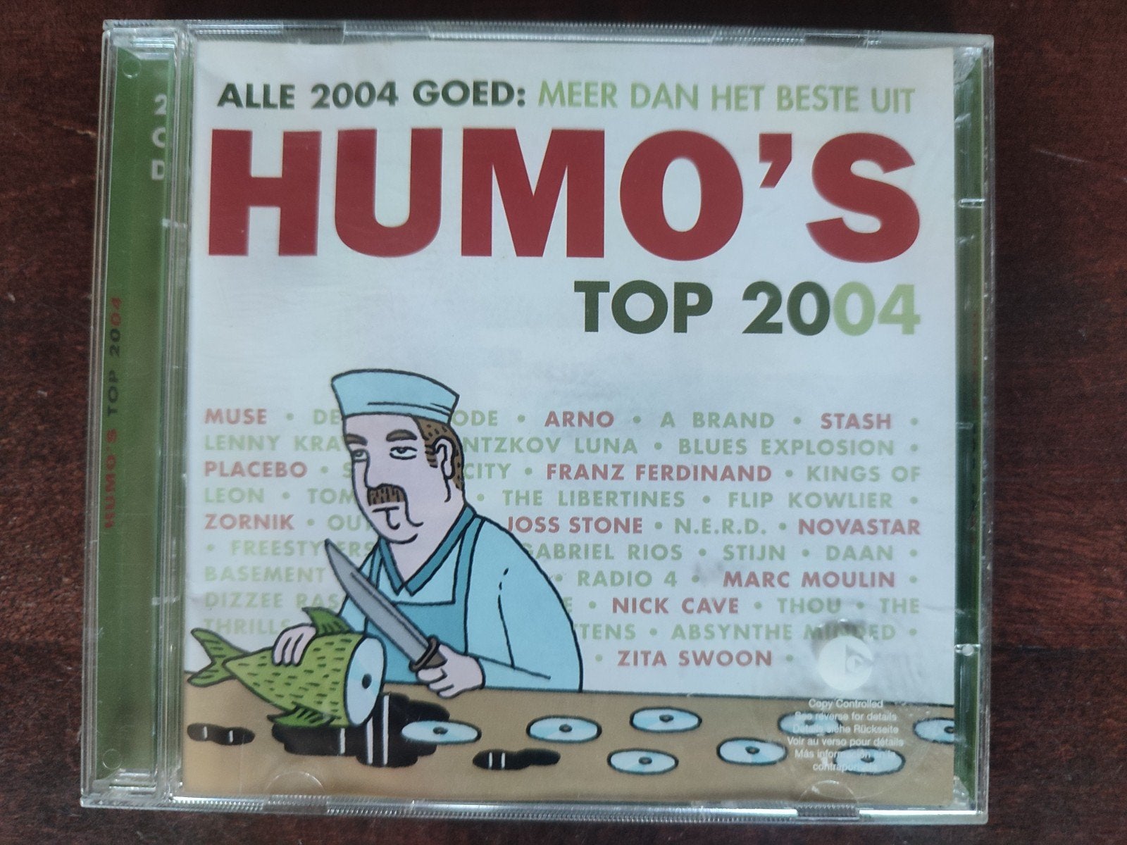 2 CD : HUMO'S TOP 2004 : Toute l'année 2004 est bonne, plus, Enlèvement ou Envoi, Comme neuf
