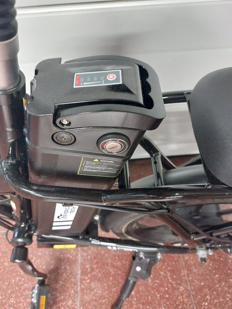 Elektrische vouwfiets, Fietsen en Brommers, Fietsen | Vouwfietsen, Ophalen, 14 tot 16 inch, Zo goed als nieuw, Totaal opvouwbaar