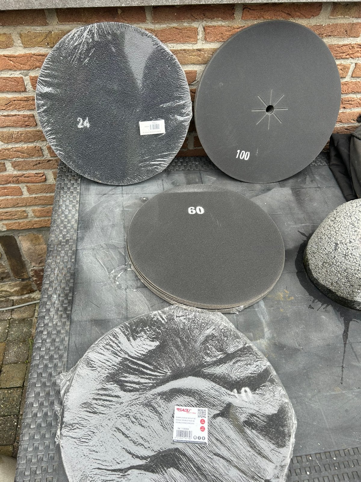 Dubbelzijdige schijf DC 10x400mm, Ophalen of Verzenden, Zo goed als nieuw