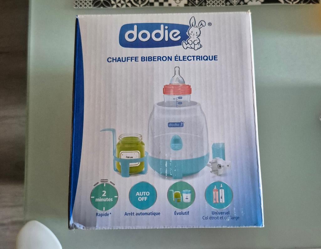 Chauffe biberons et purées électricité Dodie, Ophalen of Verzenden, Nieuw, Flessen- of potjesverwarmer