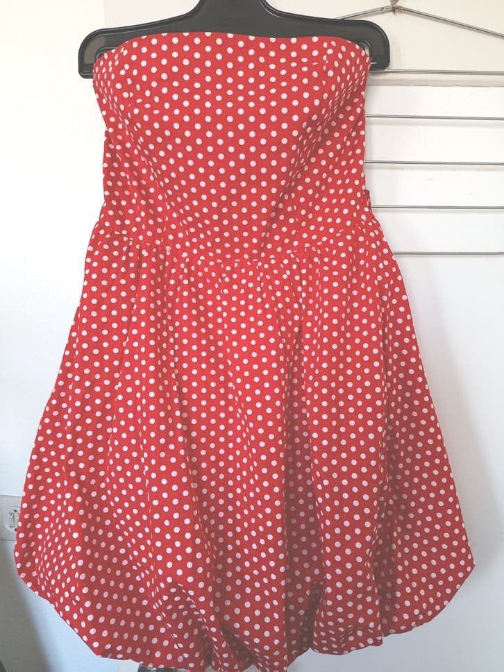 NAFNAF ROBE BALLON BUSTIER, taille 40/42, Ophalen of Verzenden, Rood