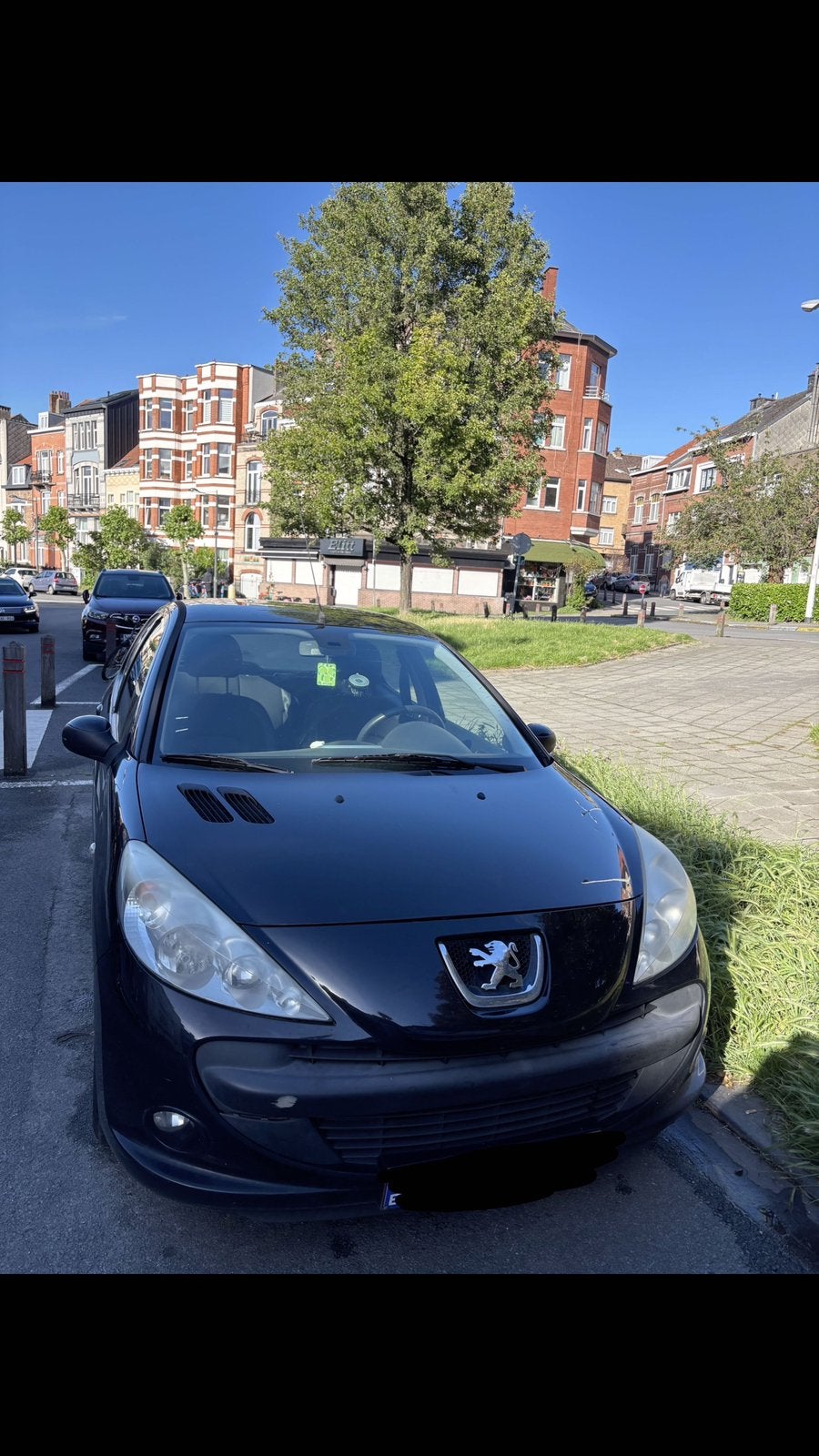 Peugeot 206+ 1.2 Essence – 2011 – Pour pièces ou à réparer, Stof, Elektrische ramen, Zwart, Particulier