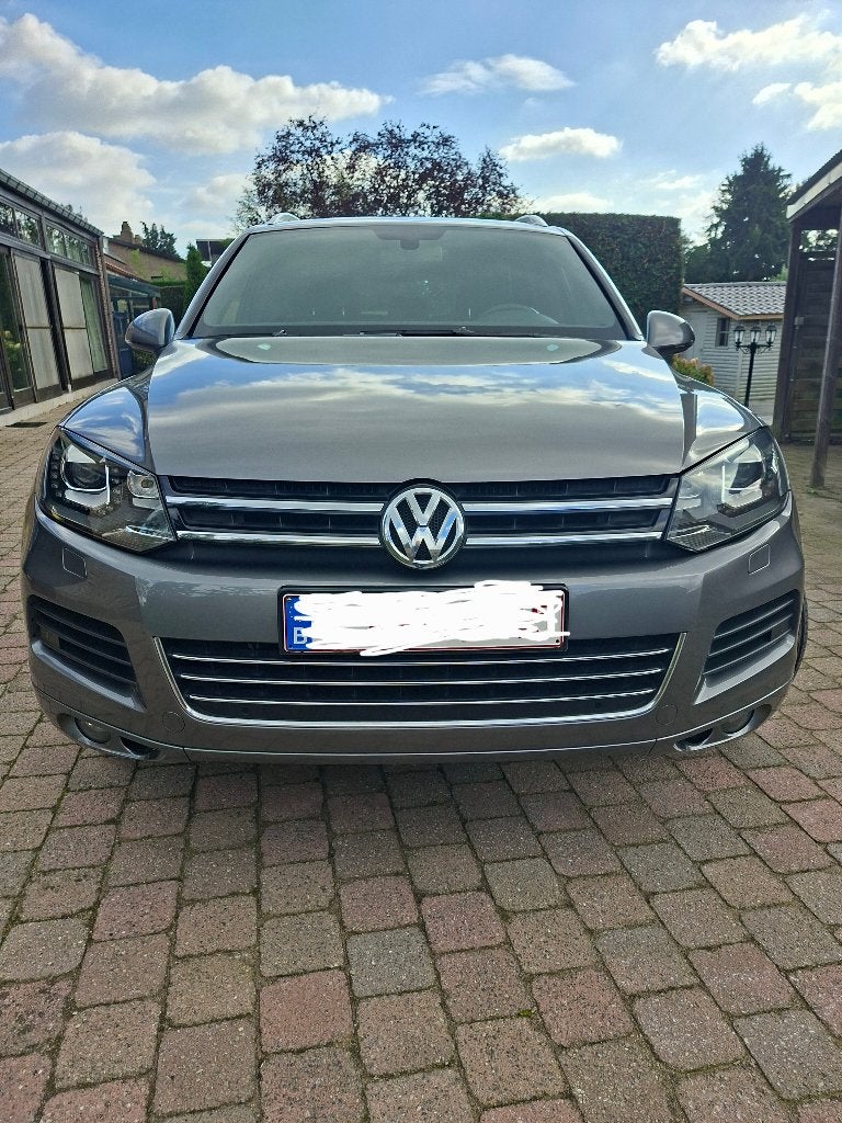 vw touareg 3.0 v6 tdi 4x4 full dpf tiptronic, Autos, Cuir, Achat, 176 kW, Noir