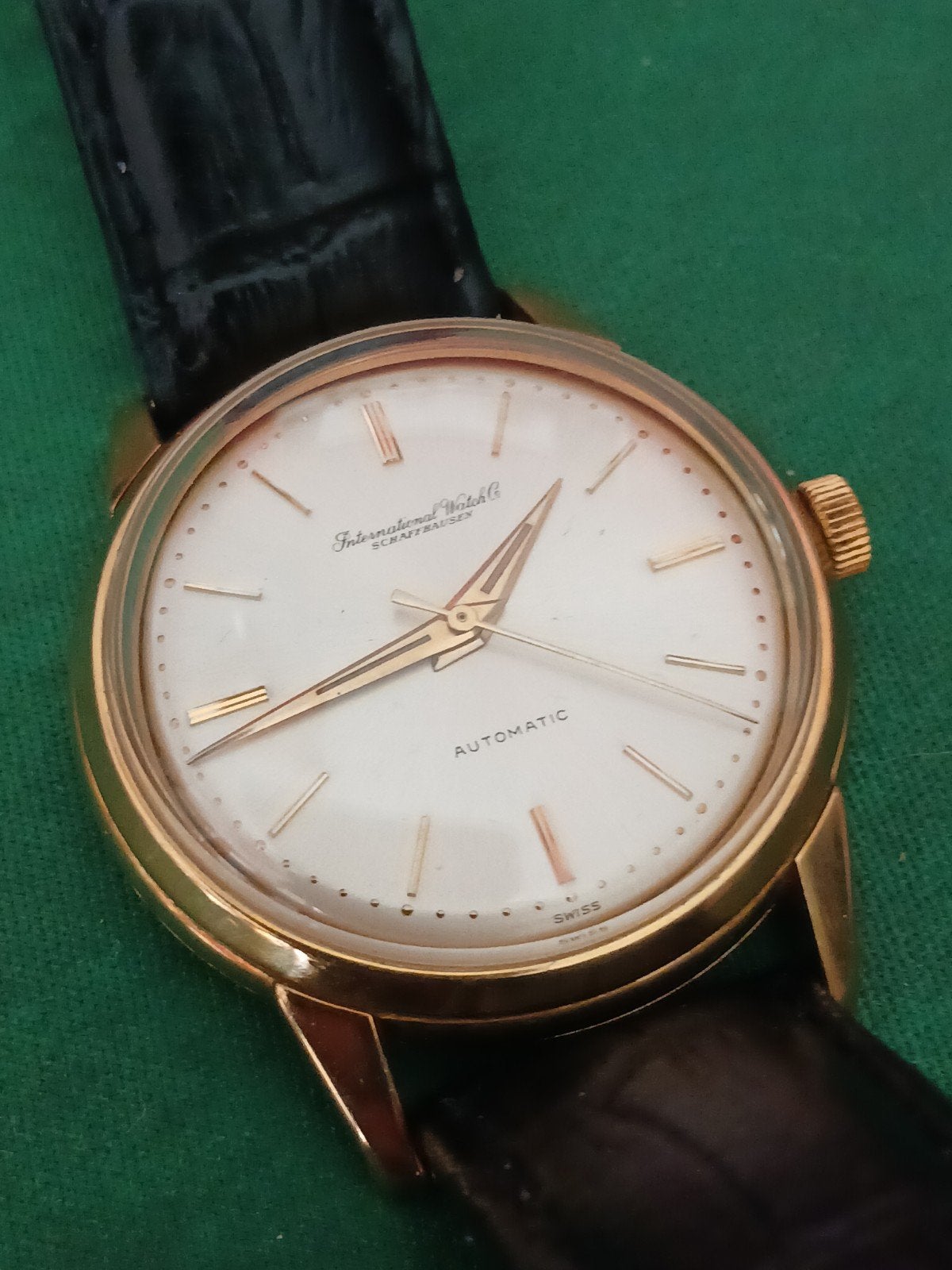 Montre IWC automatique or 18ct, Bijoux, Sacs & Beauté, Enlèvement ou Envoi, Or