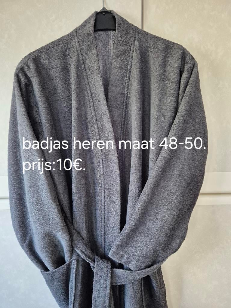 Badjas voor heren maat 48-50. Prijs:10€., Enlèvement, Taille 48/50 (M)
