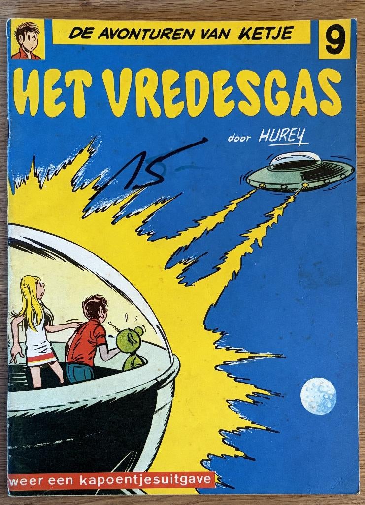 Ketje - Het vredesgas -9-1e dr(1969) Strip, Boeken, Stripverhalen, Eén stripboek, Ophalen of Verzenden, Gelezen