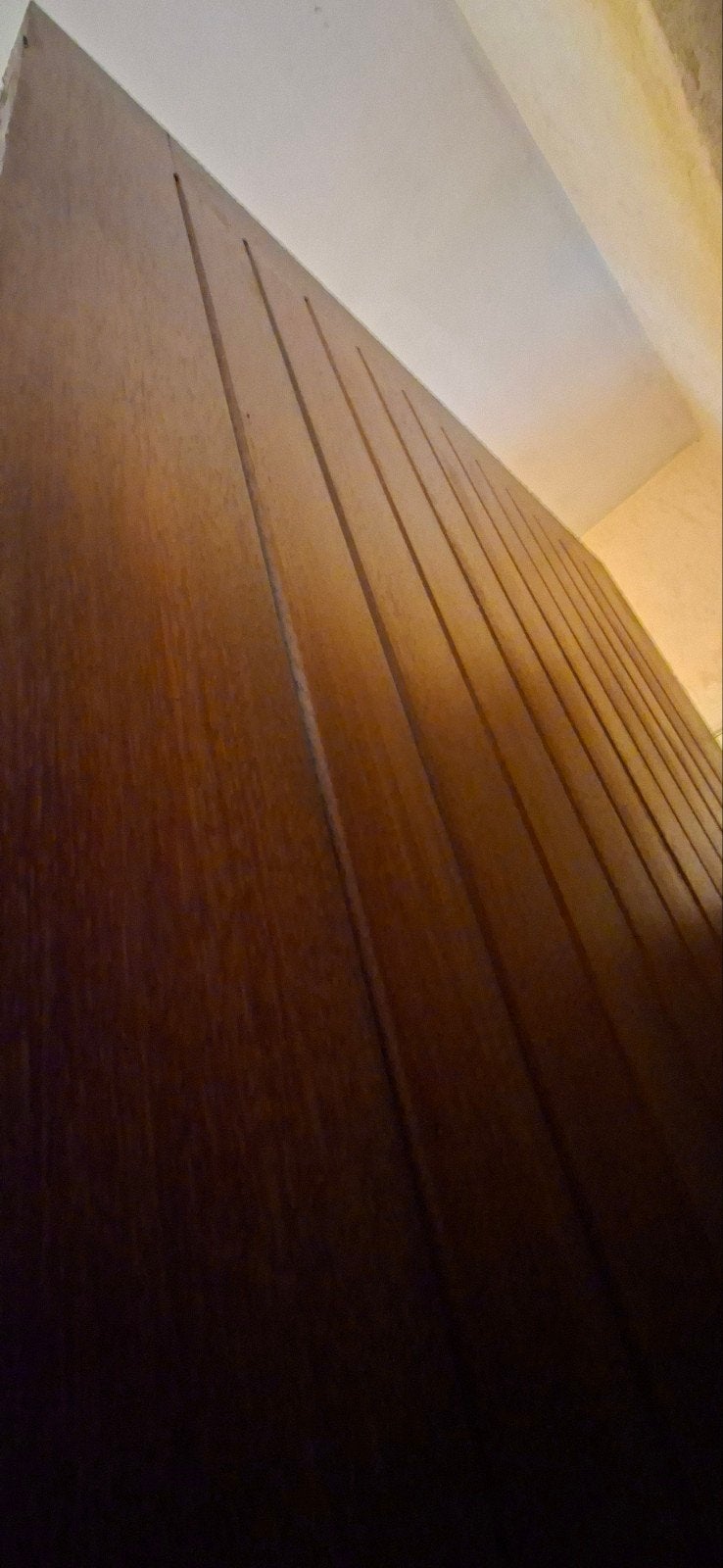 Meranti houten buitendeur  40€, Ophalen, Buitendeur