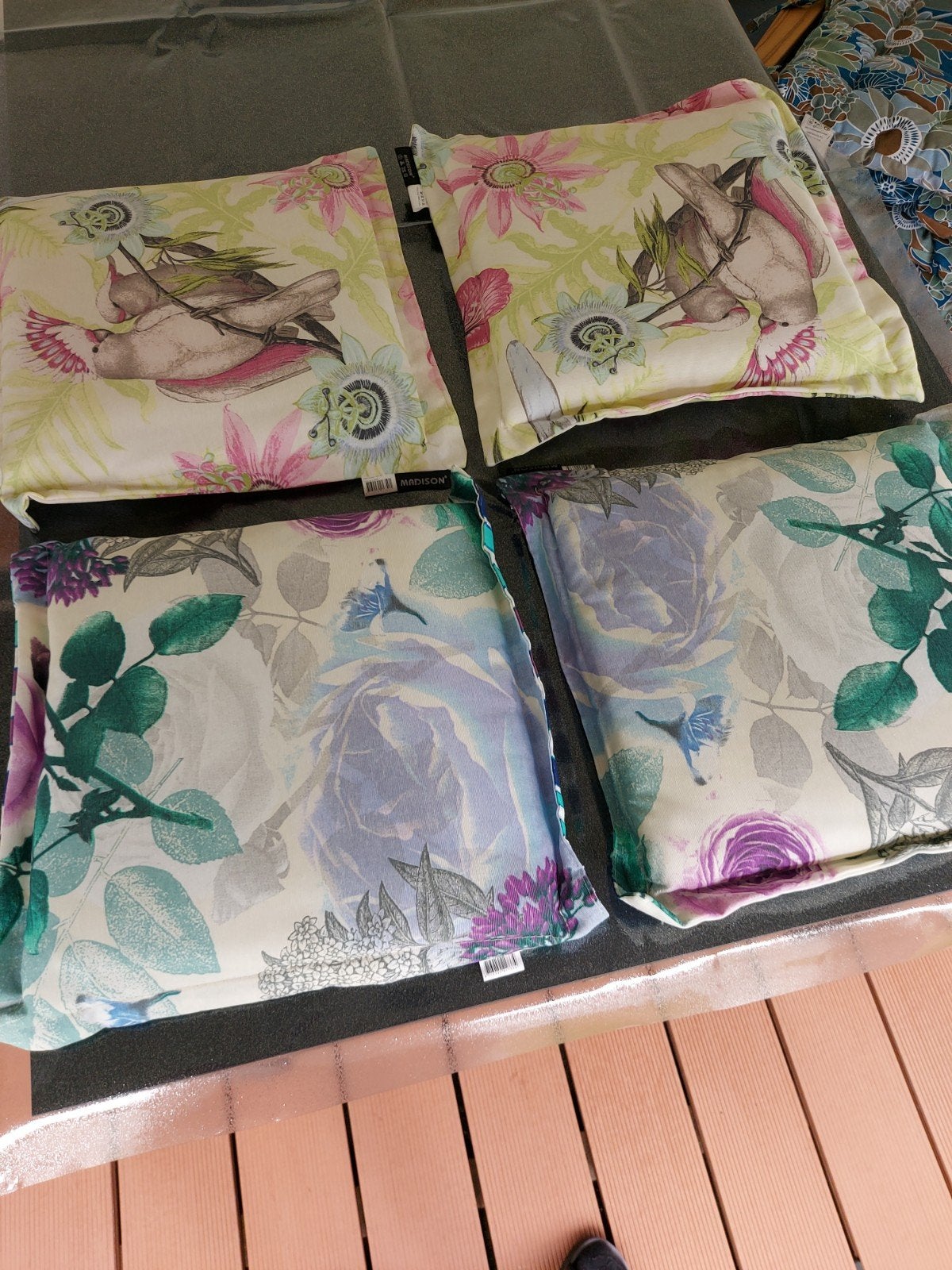 kussens, stoel zit kussens 4 stuks nieuw., Verzenden, Nieuw, Vierkant, Zitkussen