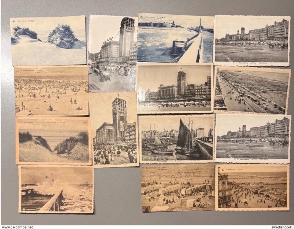 Blankenberge lot 14 kaarten, Ophalen of Verzenden, West-Vlaanderen