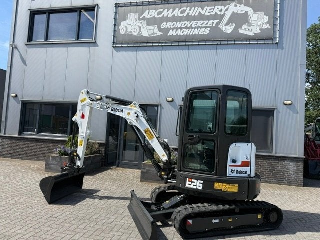 Bobcat E26 2500u 2.6T minigraver minikraan SLP/SRT ZGST, Ophalen, Graafmachine