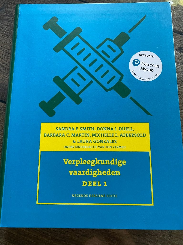 Verpleegkundige vaardigheden deel 1, Overige vakken, Pearson, Nieuw, Ophalen of Verzenden
