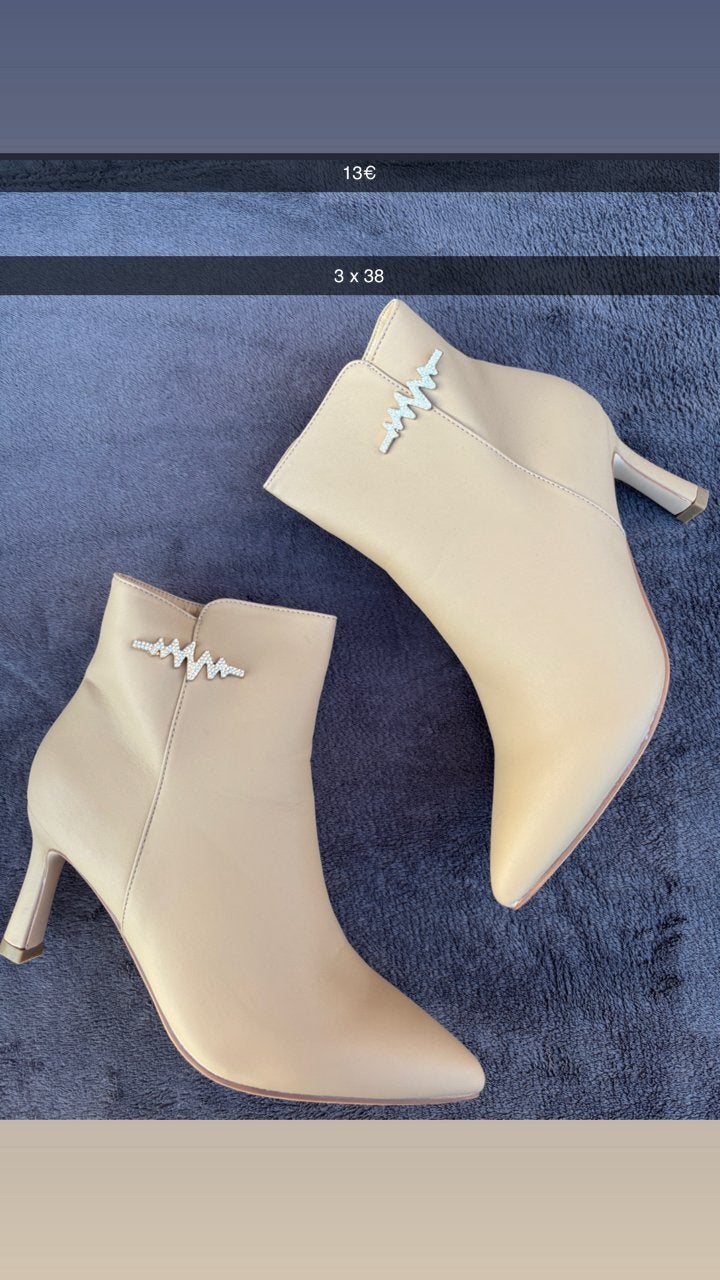 Bottines, Kleding | Dames, Sokken en Kousen, Ophalen, Overige typen, Beige, Maat 35 t/m 38