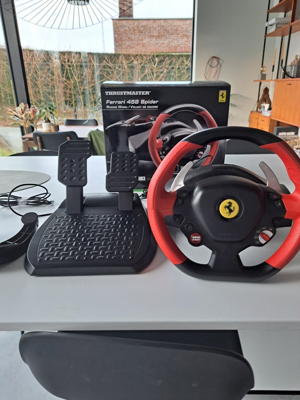 Trustmaster ferrari 458 spider racing wheel, Ophalen of Verzenden
