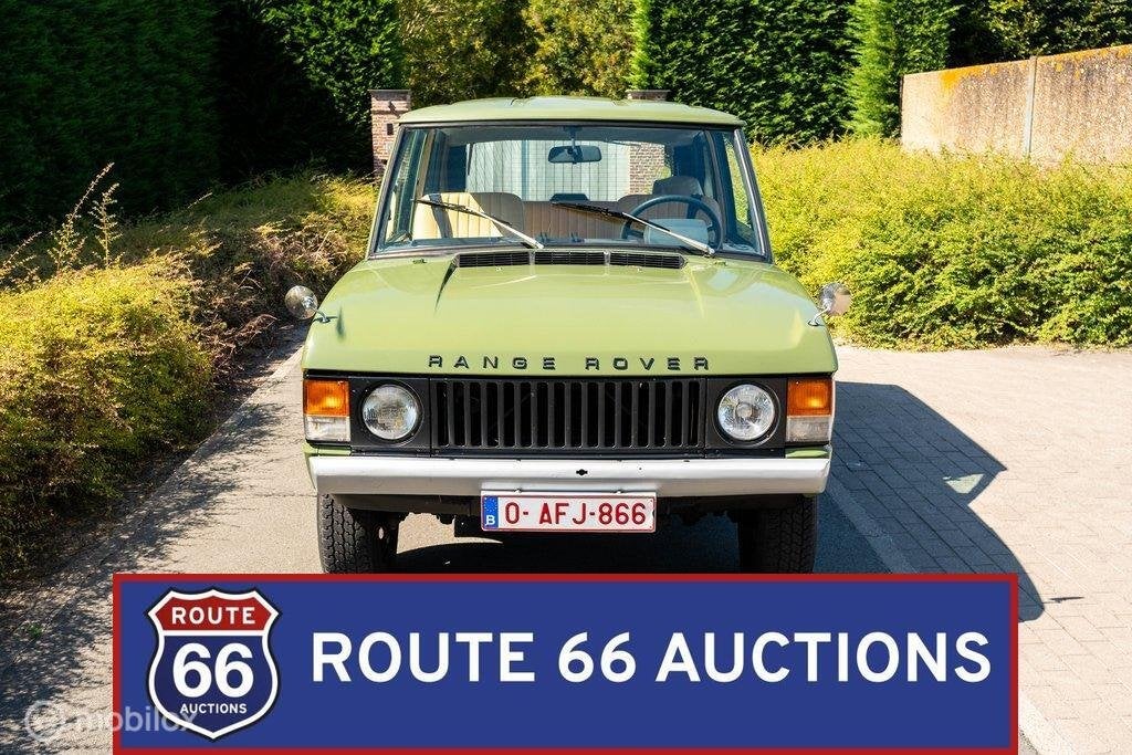 Land Rover Range Rover Classic | 1975 | Route 66 Auctions, Autos, Achat, Land Rover, Entreprise, Boîte manuelle
