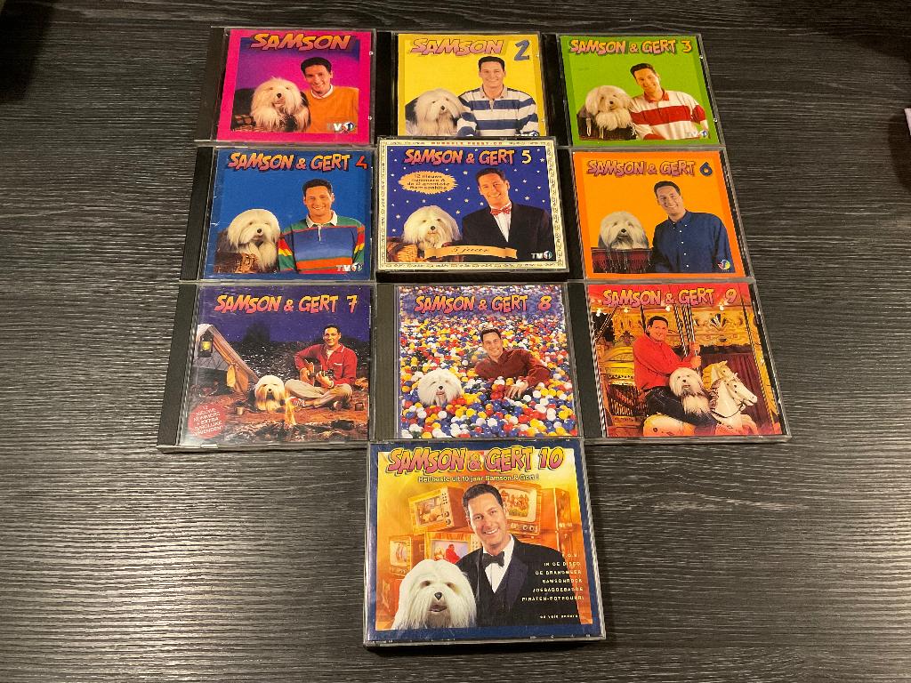 Cd’s Samson en Gert Studio 100 Nrs. 1 2 3 4 5 6 7 8 9 en 10, Cd's en Dvd's, Ophalen of Verzenden, Gebruikt, Muziek