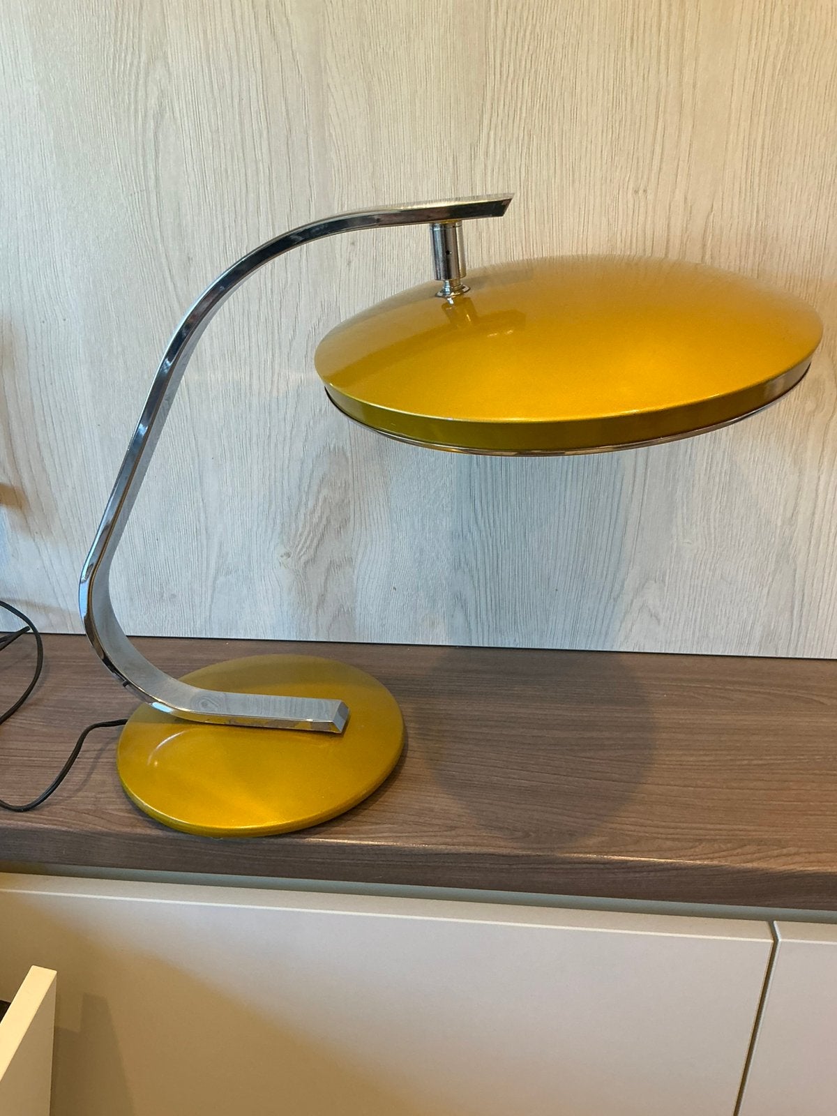 Vintage fase bureaulamp 520 c ( spanje jaren 60 ), Huis en Inrichting, Lampen | Tafellampen, Ophalen, Bureaulamp, Gebruikt, Vintage