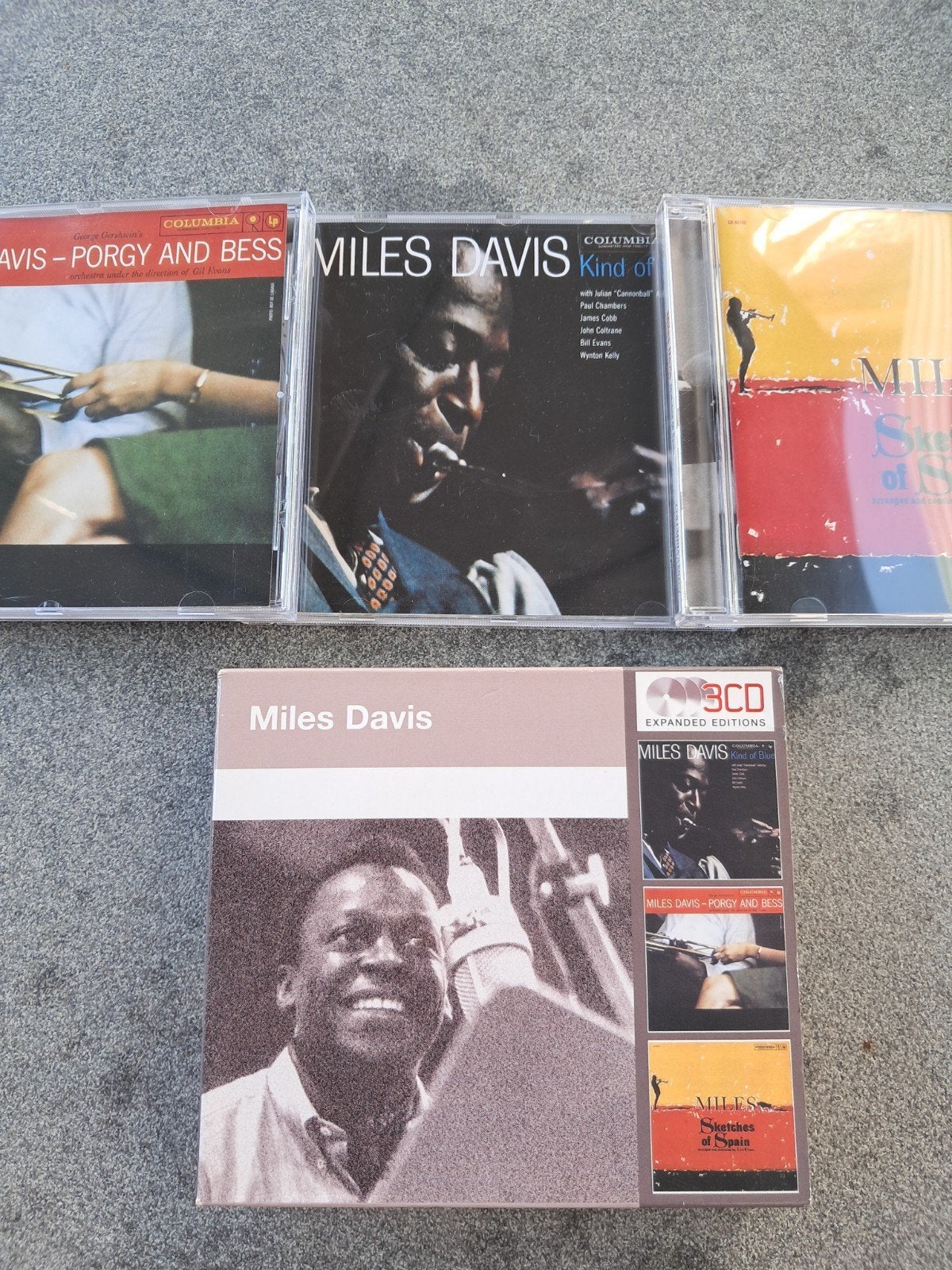 3 cd box Miles Davis, Cd's en Dvd's, Cd's | Jazz en Blues, Boxset, Ophalen of Verzenden, Zo goed als nieuw, Jazz