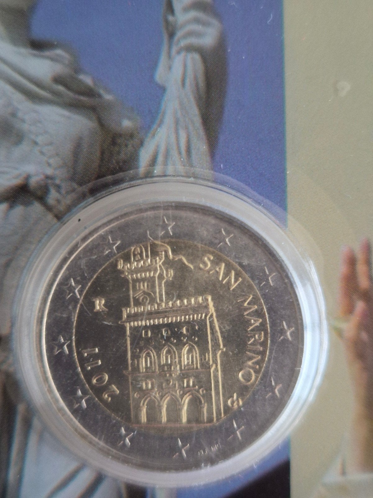 San - Marino 2€   herdenkingsmunt 2011, Ophalen of Verzenden